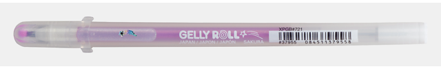 Gelové pero Sakura Gelly Roll STARDUST - tmavě růžová