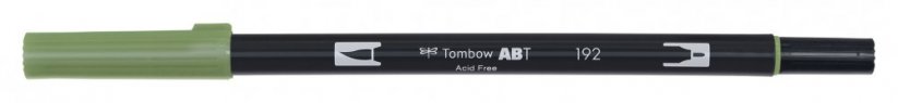 Oboustranný štětcový fix Tombow ABT Dual - Asparagus
