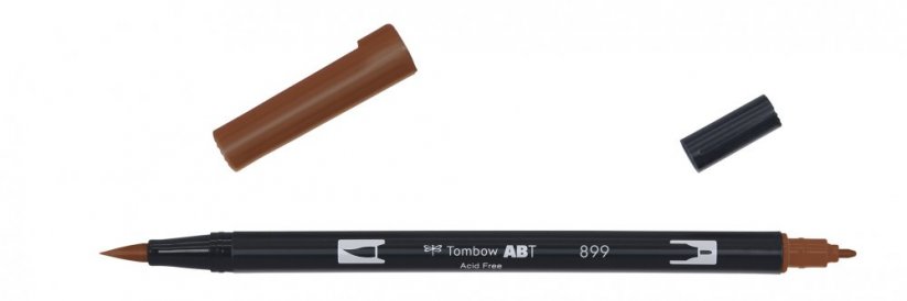 Oboustranný štětcový fix Tombow ABT Dual - Redwood