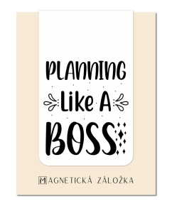 Magnetická záložka - Planning Like A Boss