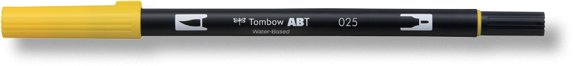 Oboustranný štětcový fix Tombow ABT Dual - Light Orange