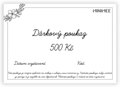 Dárkový poukaz 500 Kč - do emailu