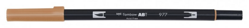 Oboustranný štětcový fix Tombow ABT Dual - Saddle Brown