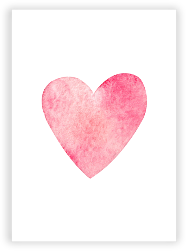 Přáníčko A6 Z celého srdce