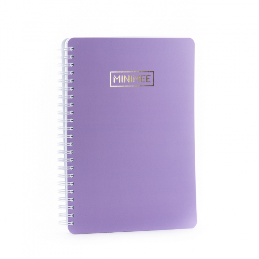 Tečkovaný zápisník MINIMEE - levandule