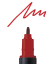 Oboustranný štětcový fix Tombow ABT Dual - Poppy Red