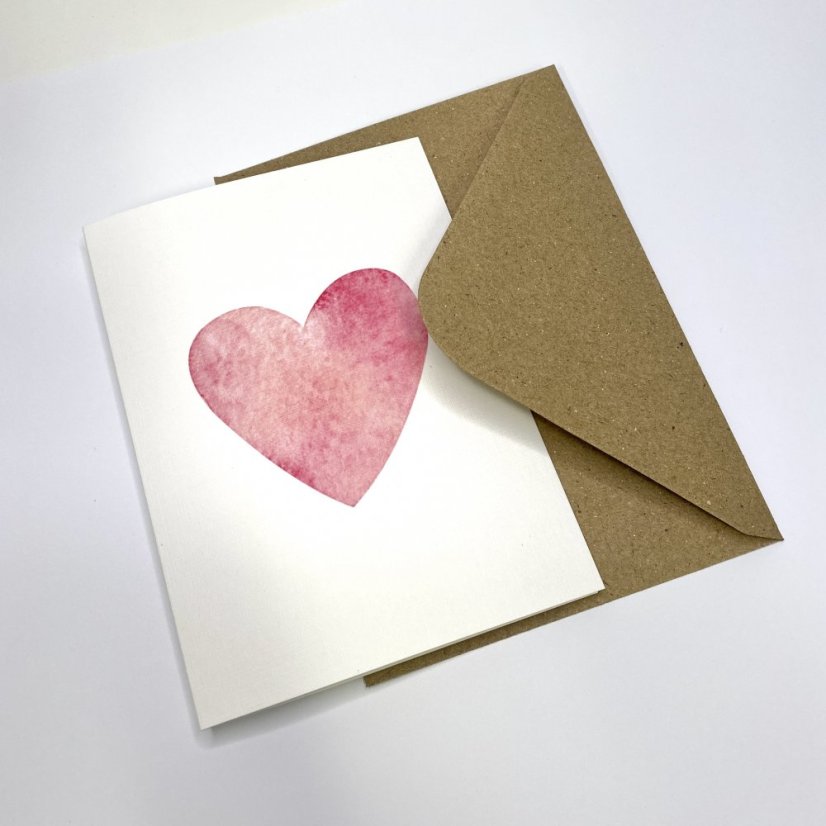 Přáníčko A6 Z celého srdce