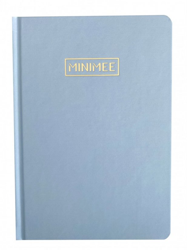 Tečkovaný zápisník MINIMEE 140g - Nebesky modrý