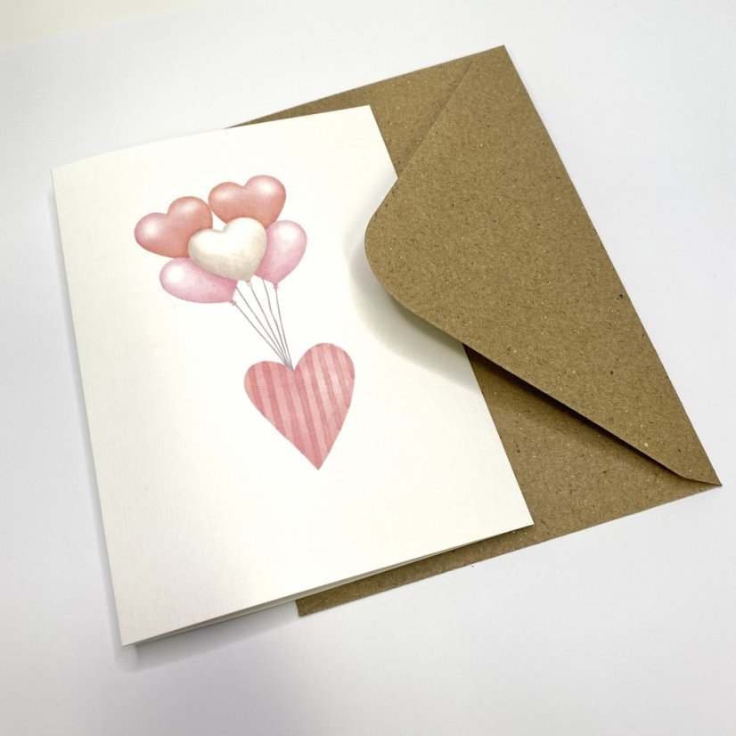 Přáníčko A6 S láskou až do nebes