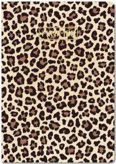 Tečkovaný sešit A5 - MINIMEE  - Leopard
