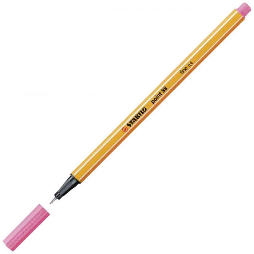 STABILO point 88 - light pink, hrot 0,4 mm