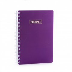 Tečkovaný zápisník MINIMEE - fialová