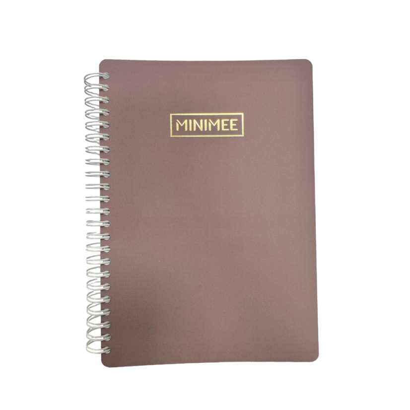 Tečkovaný zápisník MINIMEE - ledová káva