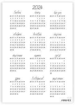 Kalendáříky 2024