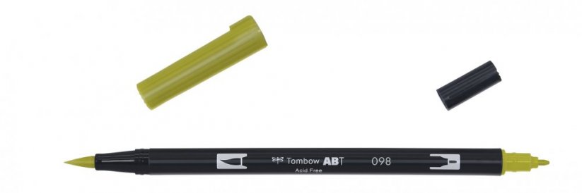 Oboustranný štětcový fix Tombow ABT Dual - Avocado