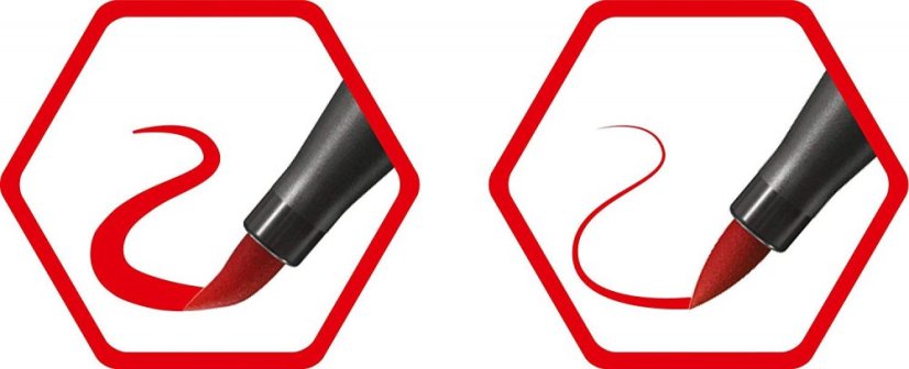 STABILO Pen 68 brush - carmin