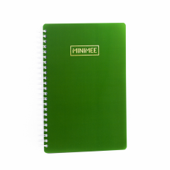 Tečkovaný zápisník MINIMEE - zelená