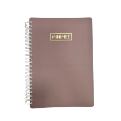 Tečkovaný zápisník MINIMEE - ledová káva