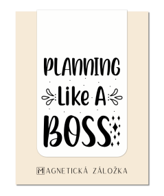 Magnetická záložka - Planning Like A Boss