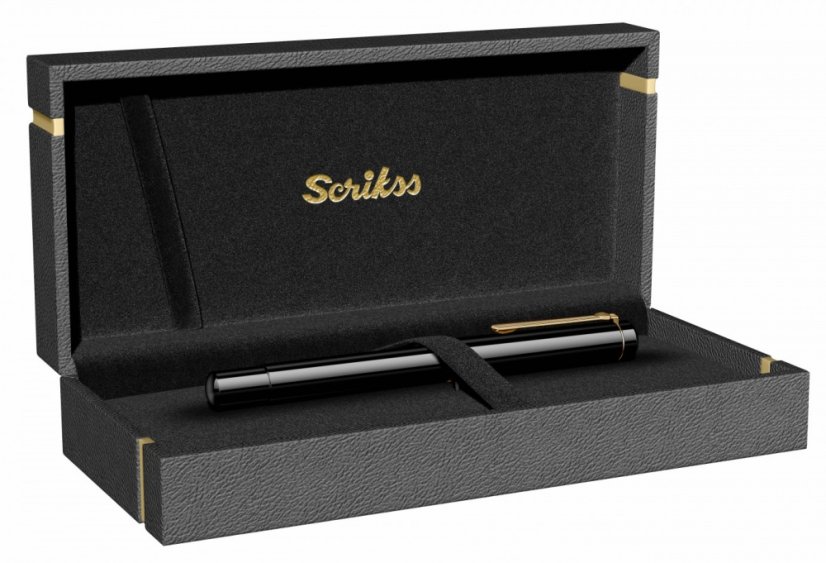 Luxusní plnicí pero Scrikss 419 Black GT